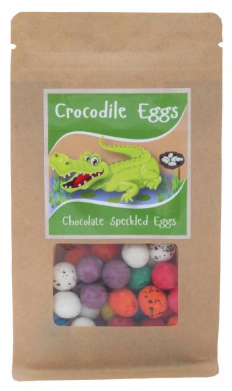 Crocodiles pouch droppings novelty confectionery tourism